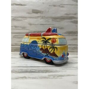 Vintage Volkswagen Surf Van Salt Pepper Shaker Set By Clay Art